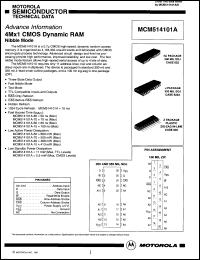 Click here to download MCM514101ANJ70R2 Datasheet