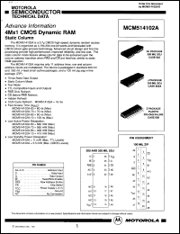 Click here to download MCM514102ANJ70R2 Datasheet
