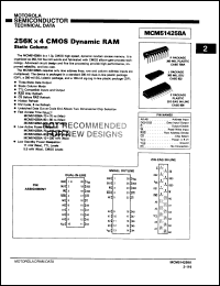 Click here to download MCM514258J10 Datasheet