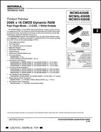 Click here to download MCM54260BJ10R Datasheet