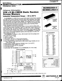 Click here to download MCM60256P12 Datasheet