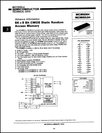 Click here to download MCM6064P10 Datasheet