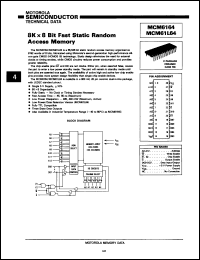 Click here to download MCM6164P55D Datasheet