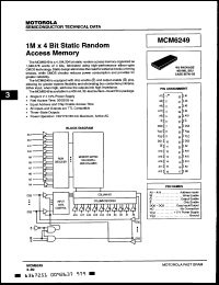 Click here to download MCM6249WJ30 Datasheet