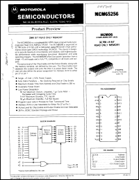Click here to download MCM65256-35P Datasheet