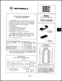 Click here to download MCM6562L Datasheet