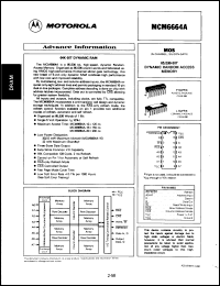 Click here to download MCM6664L20 Datasheet