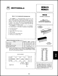 Click here to download MCM6674P Datasheet
