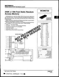Click here to download MCM6729AWJ12 Datasheet