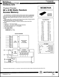 Click here to download MCM6764AJ8R2 Datasheet