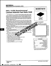 Click here to download MCM67A618FN20 Datasheet
