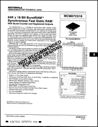 Click here to download MCM67C618AZP5 Datasheet