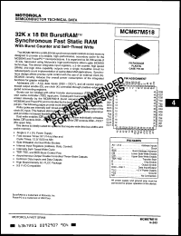 Click here to download MCM67M518FN19 Datasheet