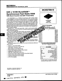 Click here to download MCM67M618FN14 Datasheet