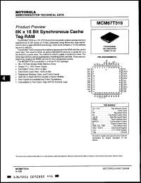 Click here to download MCM67T316FN10 Datasheet