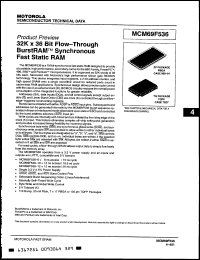 Click here to download MCM69F536ZP8 Datasheet