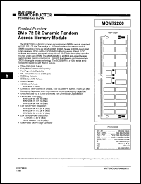 Click here to download MCM72200SG80 Datasheet