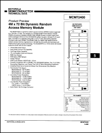 Click here to download MCM72400SG70 Datasheet