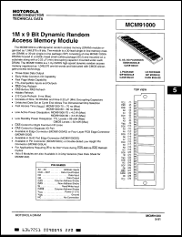 Click here to download MCM91000SG10 Datasheet