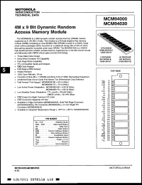 Click here to download MCM94000LH80 Datasheet