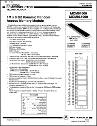 Click here to download MCM9L1000SG80 Datasheet