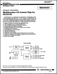 Click here to download MCS16C451FN Datasheet