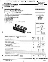 Click here to download MG100BZ50 Datasheet