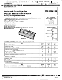 Click here to download MG50BZ100 Datasheet
