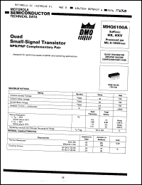 Click here to download MHQ6100AHXV Datasheet