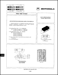 Click here to download MHW1221 Datasheet