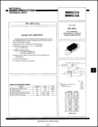 Click here to download MHW5171A Datasheet