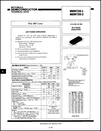 Click here to download MHW720-2 Datasheet