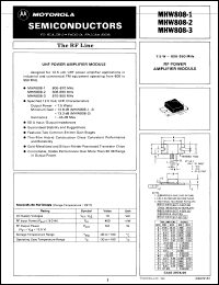 Click here to download MHW808A1 Datasheet