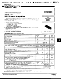 Click here to download MHW909 Datasheet