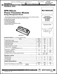 Click here to download MJ100AA45 Datasheet