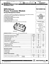 Click here to download MJ150BX100 Datasheet