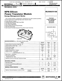 Click here to download MJ200AV100 Datasheet