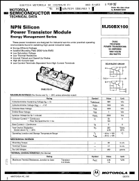 Click here to download MJ50BX100 Datasheet