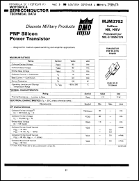 Click here to download MJM3792HXV Datasheet