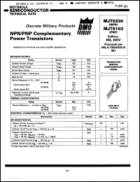 Click here to download MJT6193HXV Datasheet