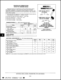 Click here to download MMBD701L Datasheet