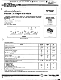 Click here to download MPM004 Datasheet