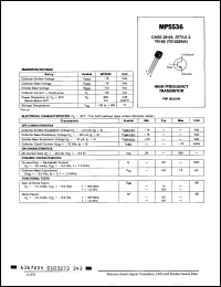 Click here to download MPS536 Datasheet