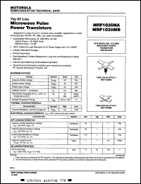 Click here to download MRF1035MA Datasheet