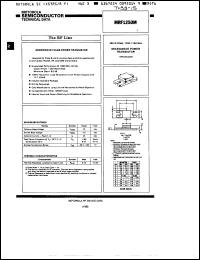 Click here to download MRF1250M Datasheet