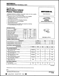 Click here to download MRF2000-5L Datasheet