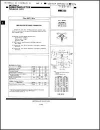 Click here to download MRF233 Datasheet