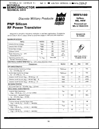 Click here to download MRF5160HX Datasheet