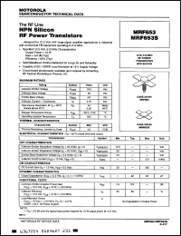 Click here to download MRF653S Datasheet