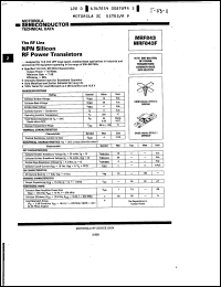 Click here to download MRF843F Datasheet